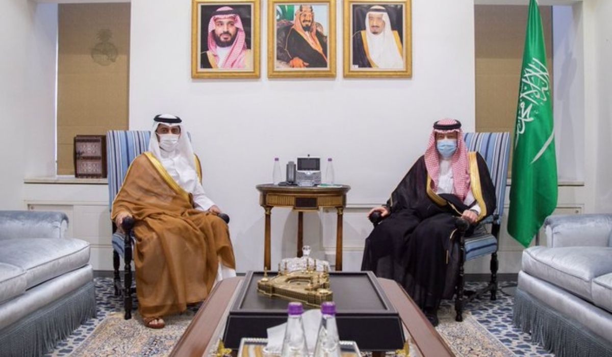 Saudi Deputy Foreign Minister Receives Copy of Credentials of Qatari Ambassador